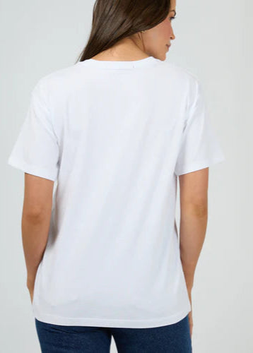 Silent Theory Logo Tee White