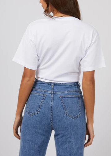 Silent Theory Logo Tee White