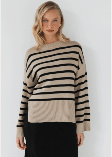 Nas Stripe Knit Jumper