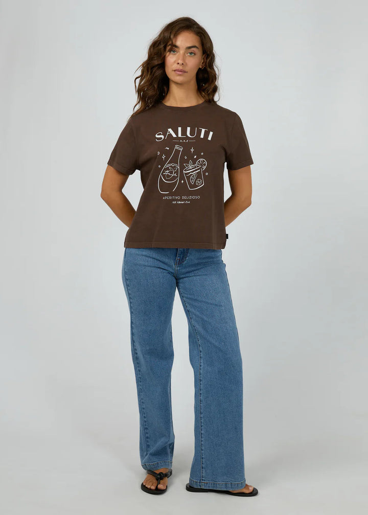 Saluti Tee Brown