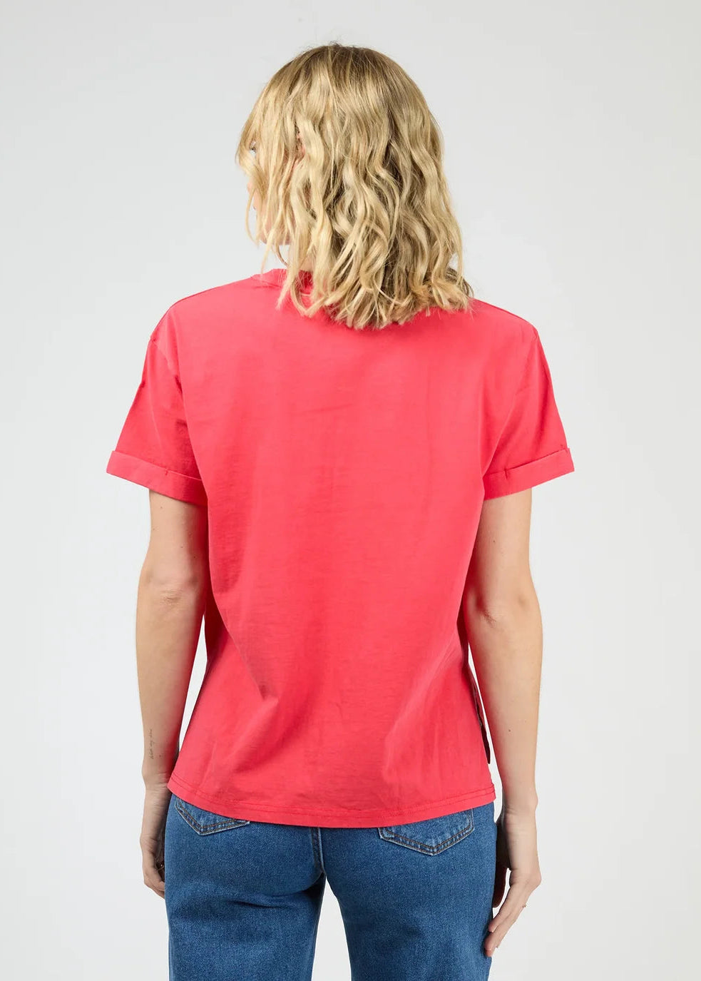 AAE Washed Logo Tee Red