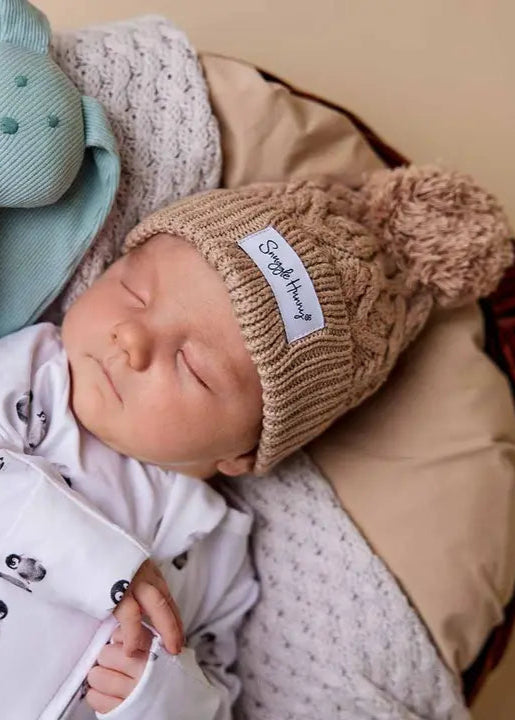 Hazelnut Organic Baby Knit Beanie