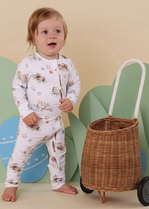 Flopsy Bunnies Organic Snugglesuit Convertible Romper