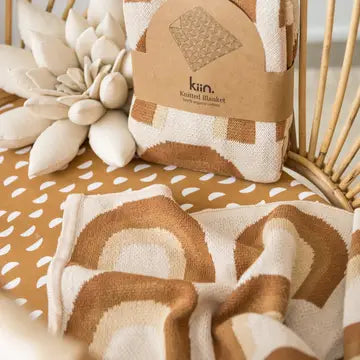 Organic Cotton Knitted Blanket