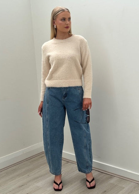 Lucette Luxe' Knit Ivory