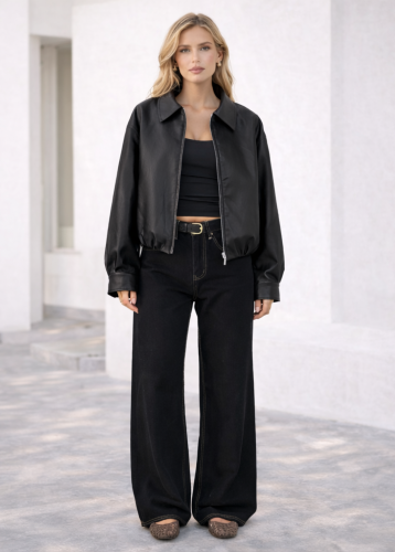 Jude Bomber Jacket Black