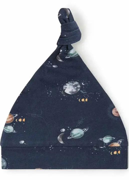 Milky Way Organic Knotted Beanie