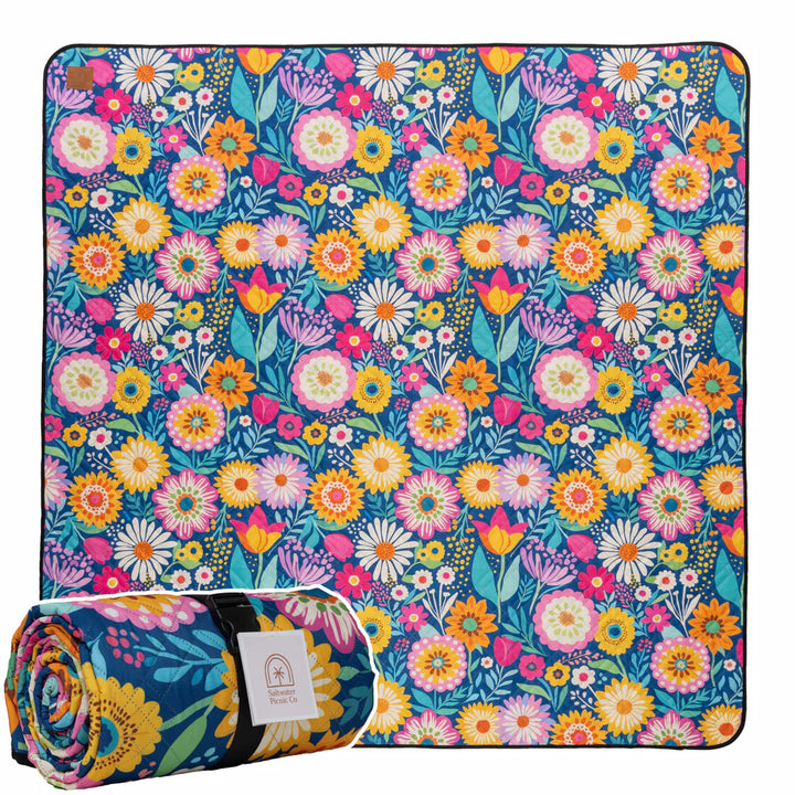 Saltwater Joyful Bloom Picnic Rug