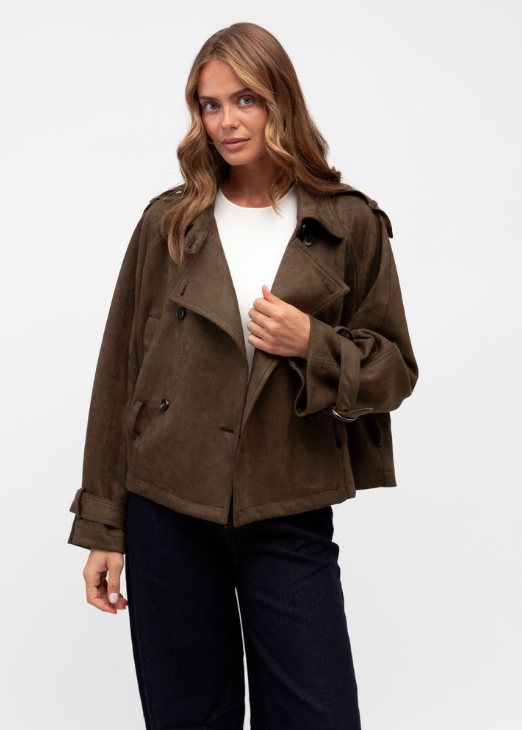 Greta Belted Mid Length Jacket
