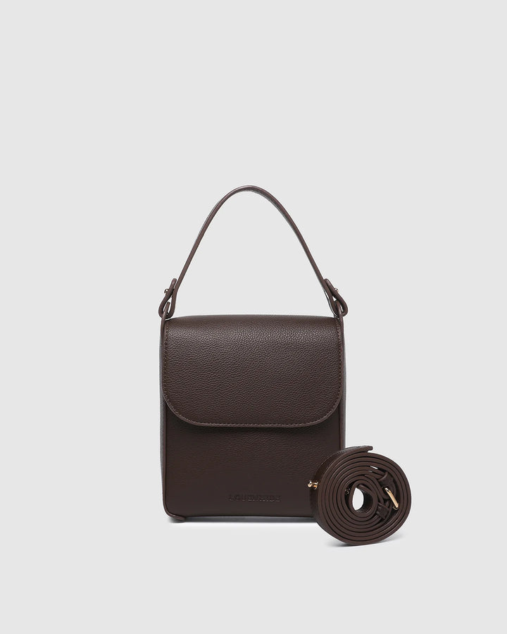 BESSIE Crossbody Phone Bag Chocolate