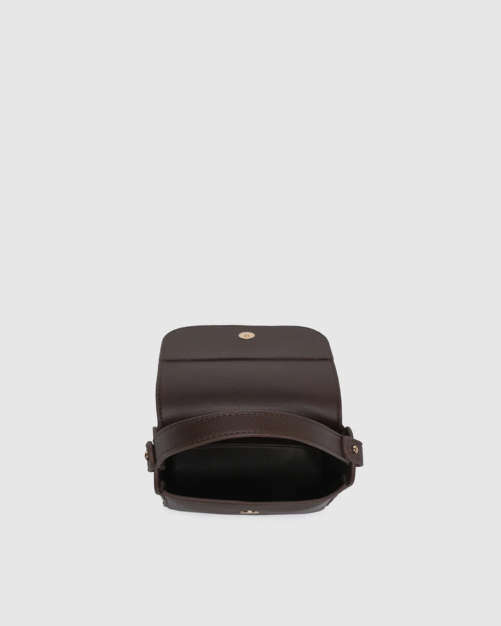 BESSIE Crossbody Phone Bag Chocolate