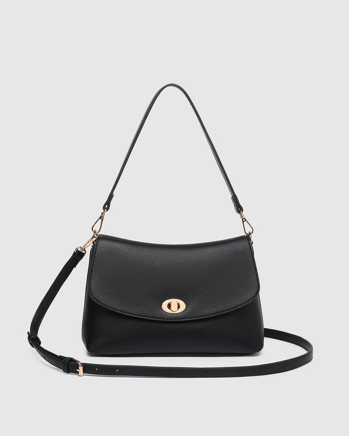 NISHA Shoulder Bag Black
