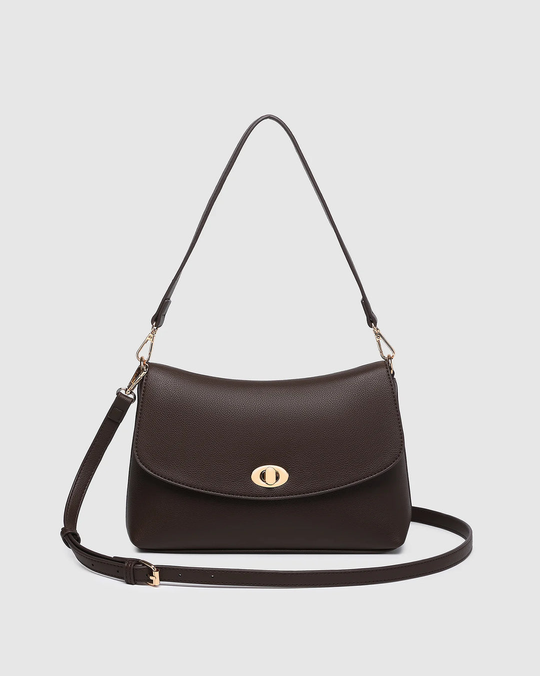 NISHA Shoulder Bag  Chocolate