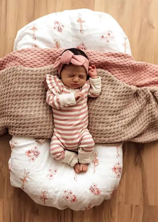 Rose Stripe Organic Growsuit