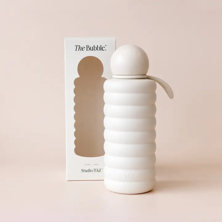 The Bubble Reusable Water Bottle 700ml - Vanilla