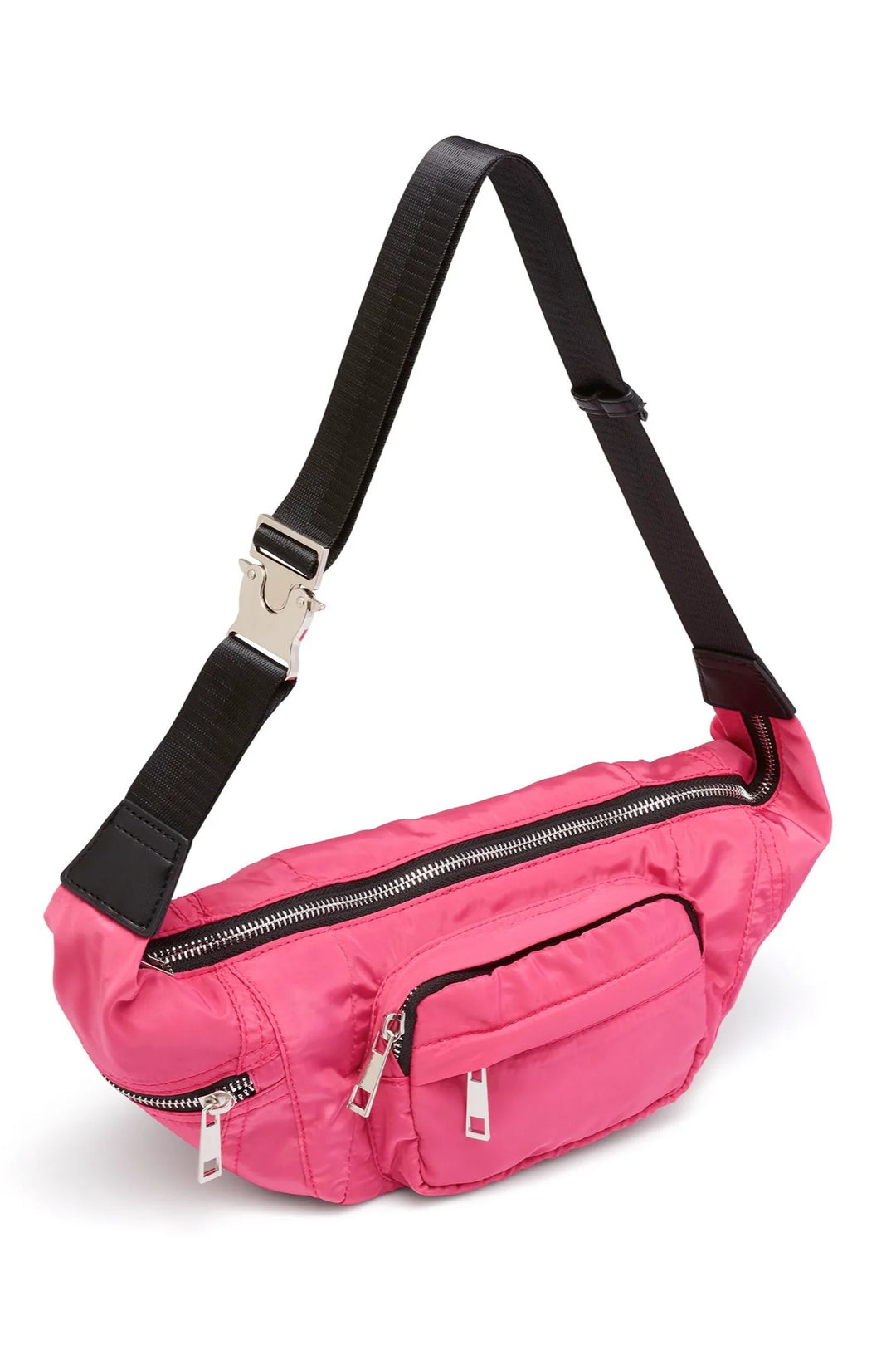 SWEAT SLING BAG IN PINK