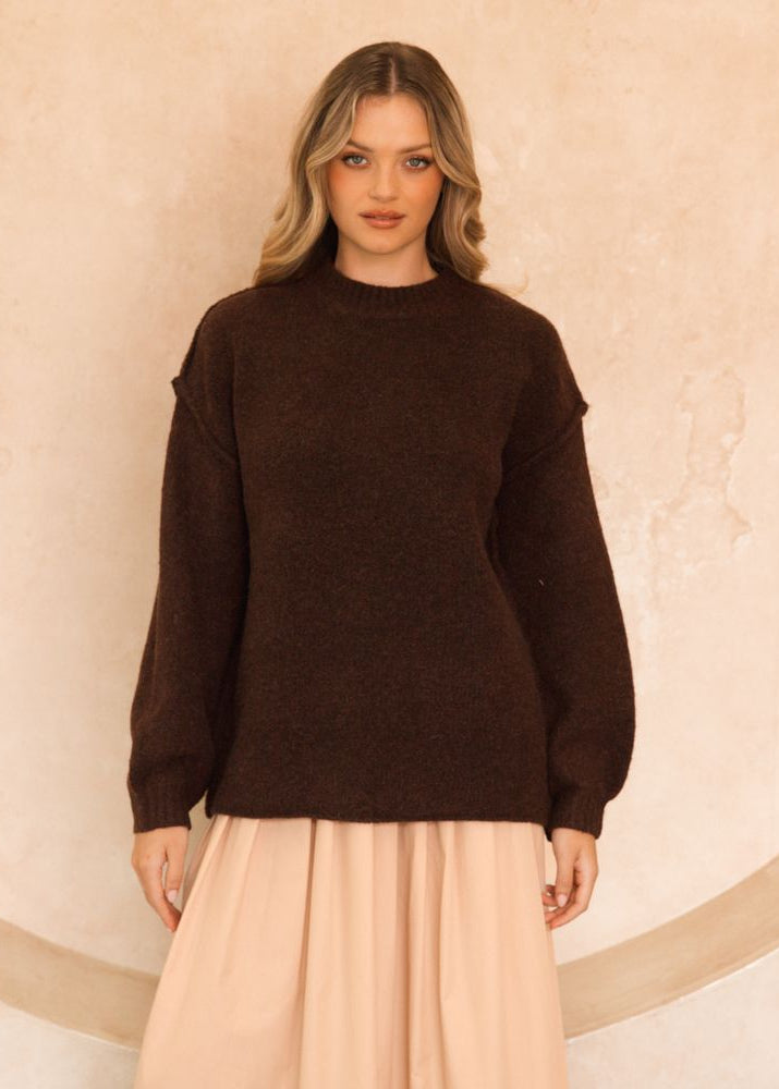 Scarlett Jumper Chocolate