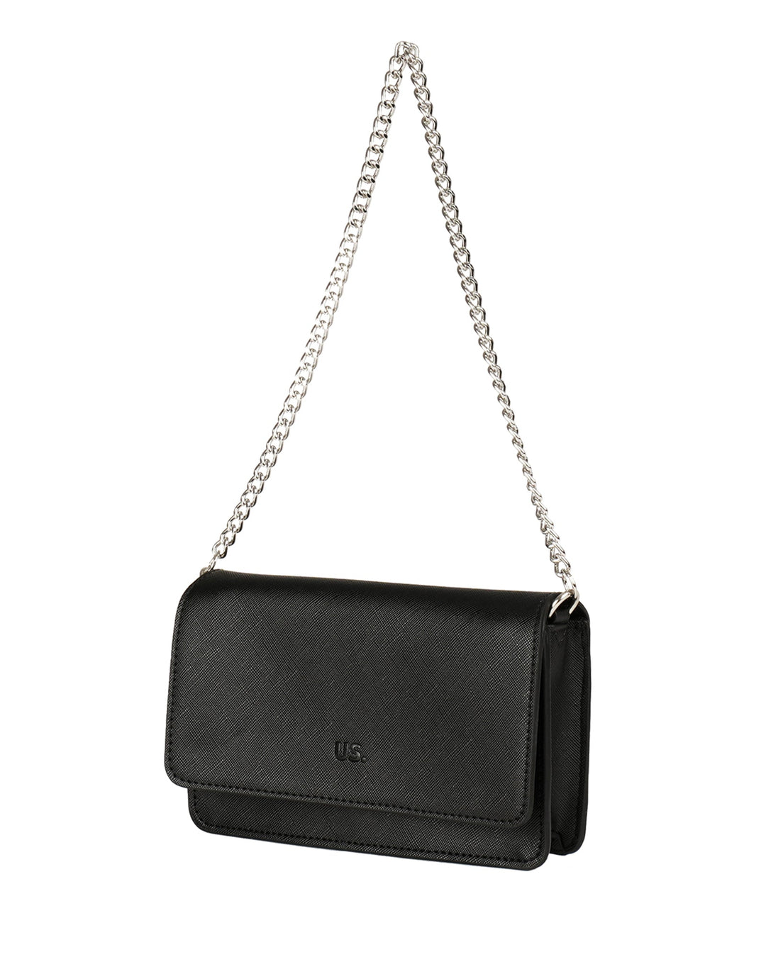 MILAN Flapover Crossbody Black