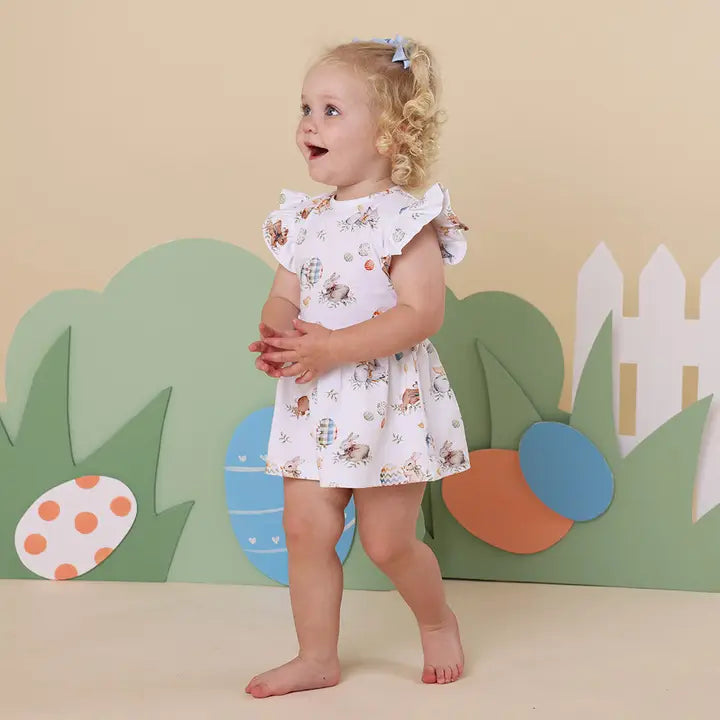Flopsy Bunnies Short Sleeve Organic Dress