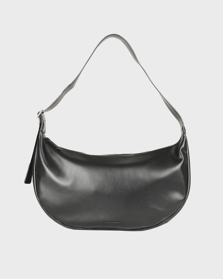 LIPARI Large Hobo Bag Black