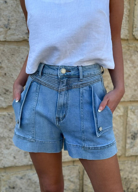 Country Denim Mykos Short Light Blue