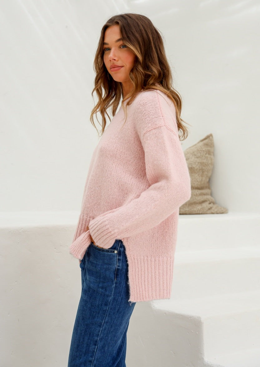 Canyon Slouch Jumper Soft Pink