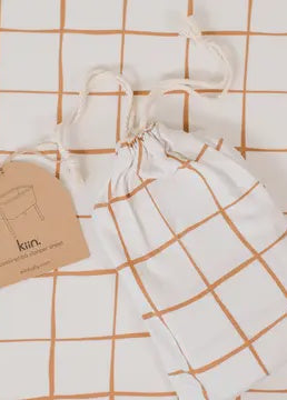 KiiN Bassinet/Co Sleeper Organic Sheet - Lattice
