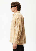 AFENDS Sandstorm Flannel Long Sleeve Shirt