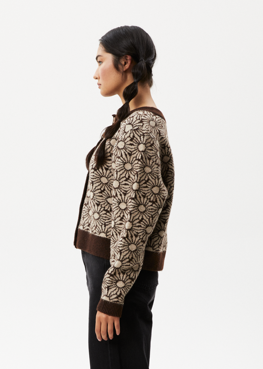 AFENDS Dandy Floral Knitted Cardigan
