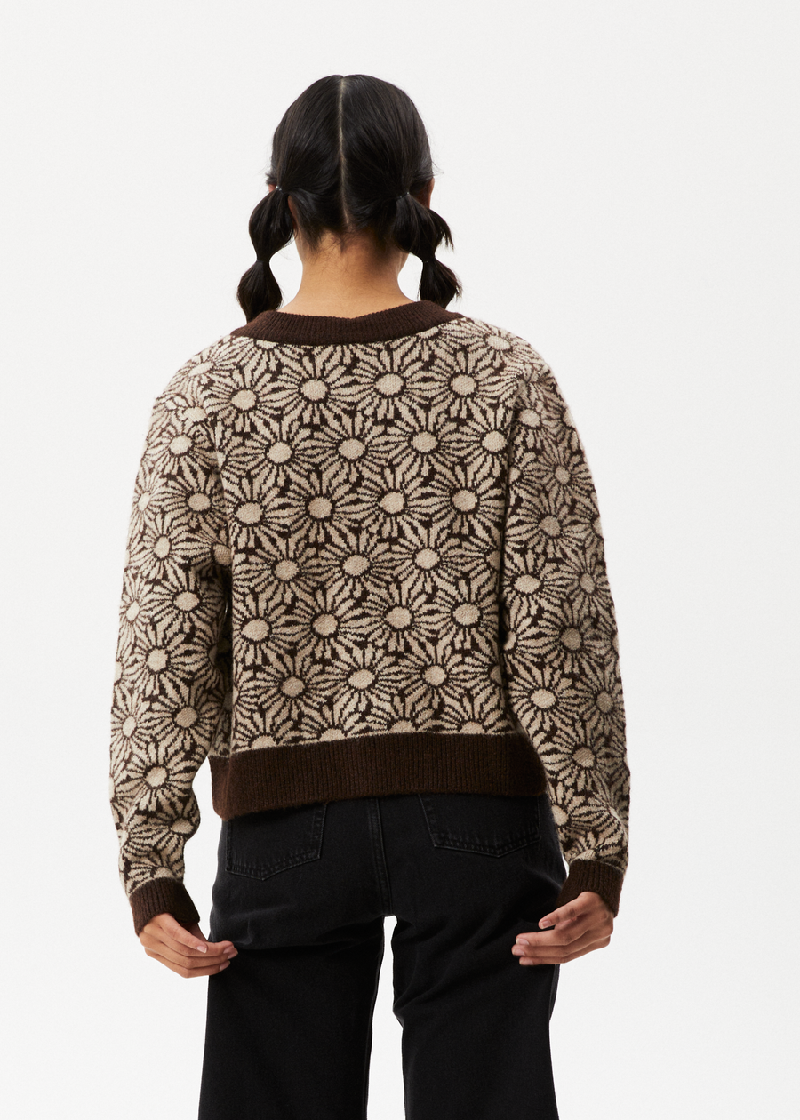 AFENDS Dandy Floral Knitted Cardigan