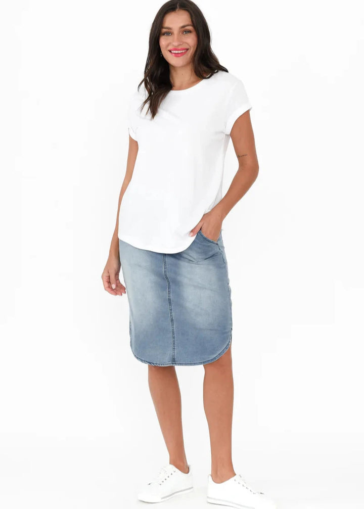 Alina Denim Skirt