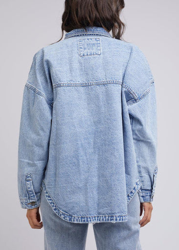 Dale Shacket Light Blue