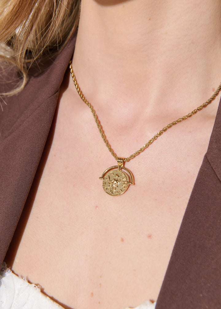 Pandora 18K Gold Plated Charm Necklace