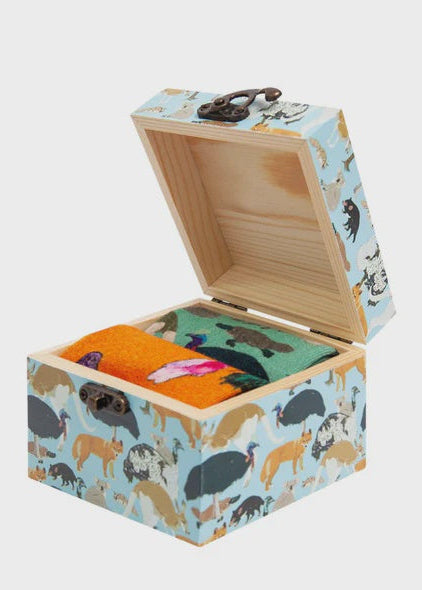 Aussie Land and Sky Sock Box