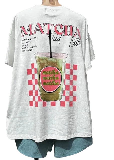 Matcha Iced Latte Tee