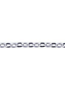 S/S Oval Belcher Chain 55cm