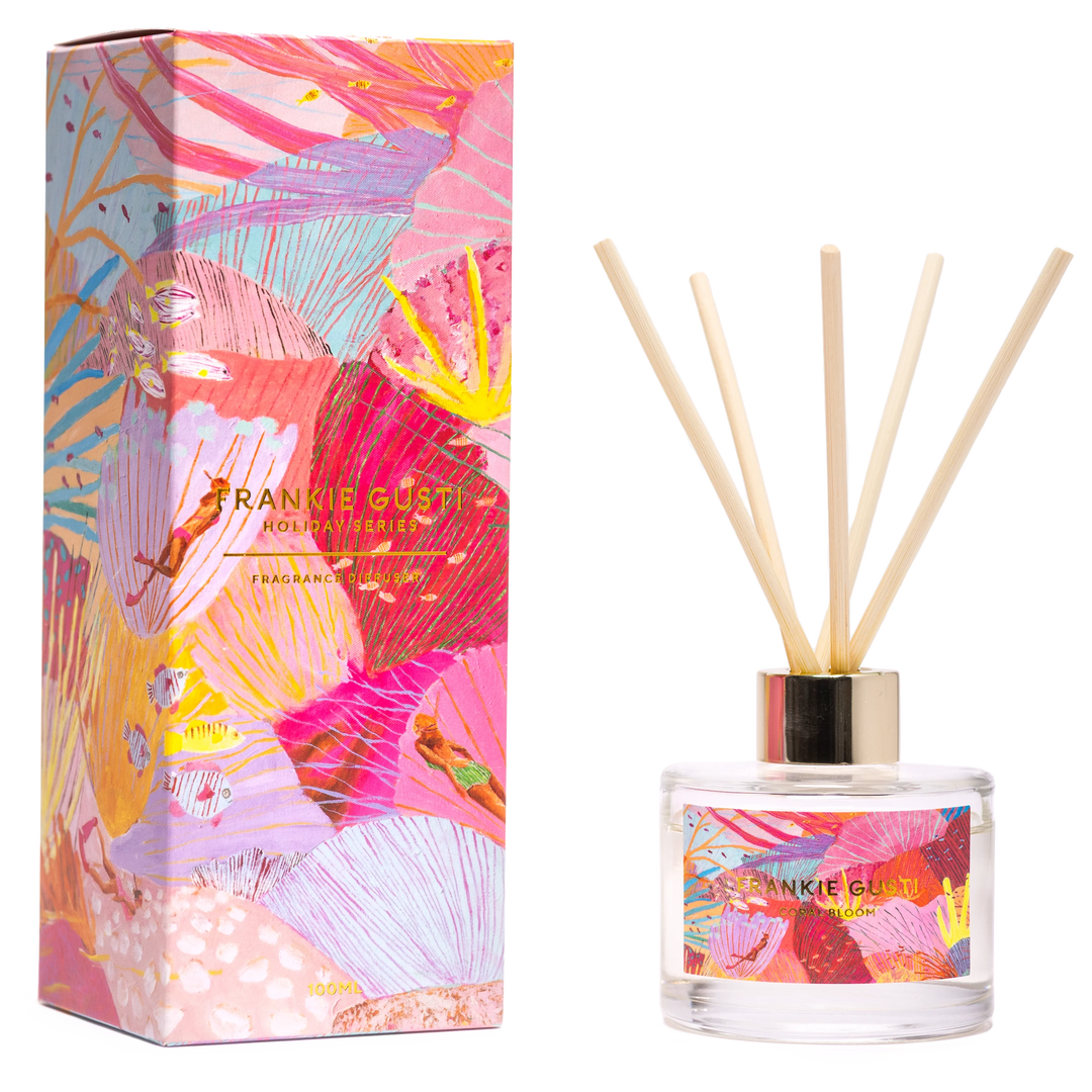 FRANKIE GUSTI I HOLIDAY DIFFUSER | CORAL BLOOM