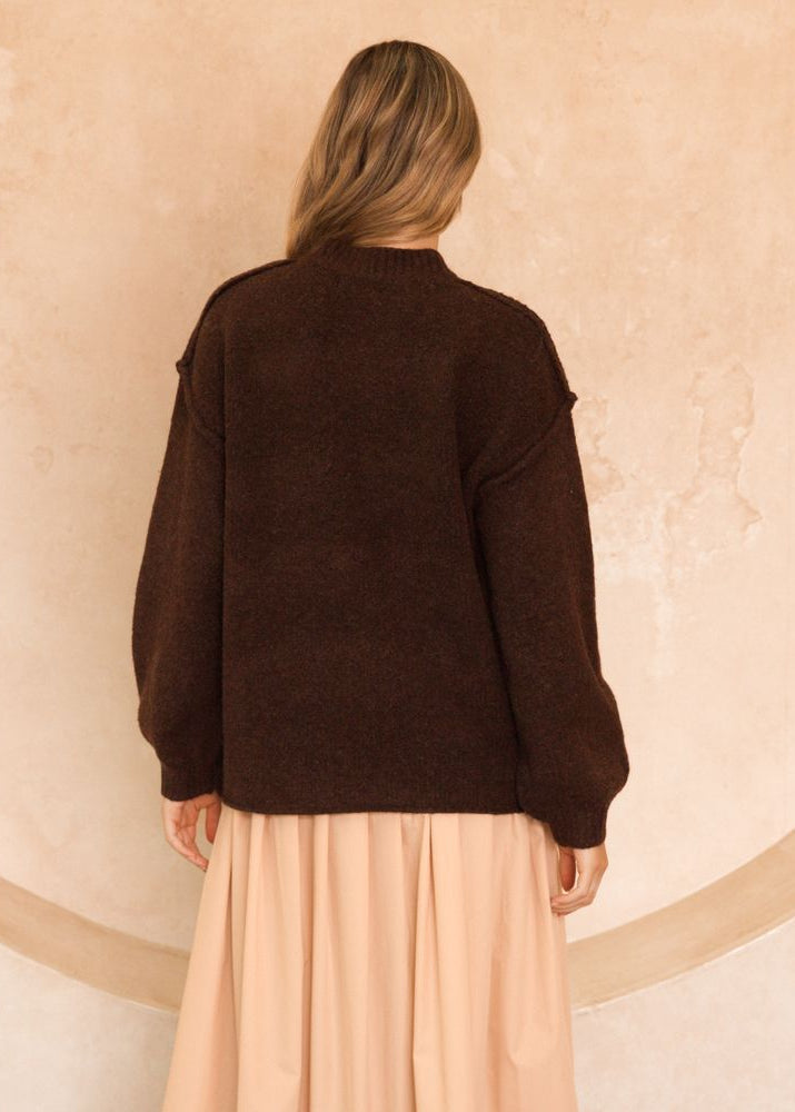 Scarlett Jumper Chocolate