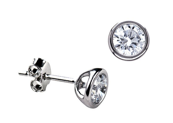 SS Besel CZ Studs 5mm