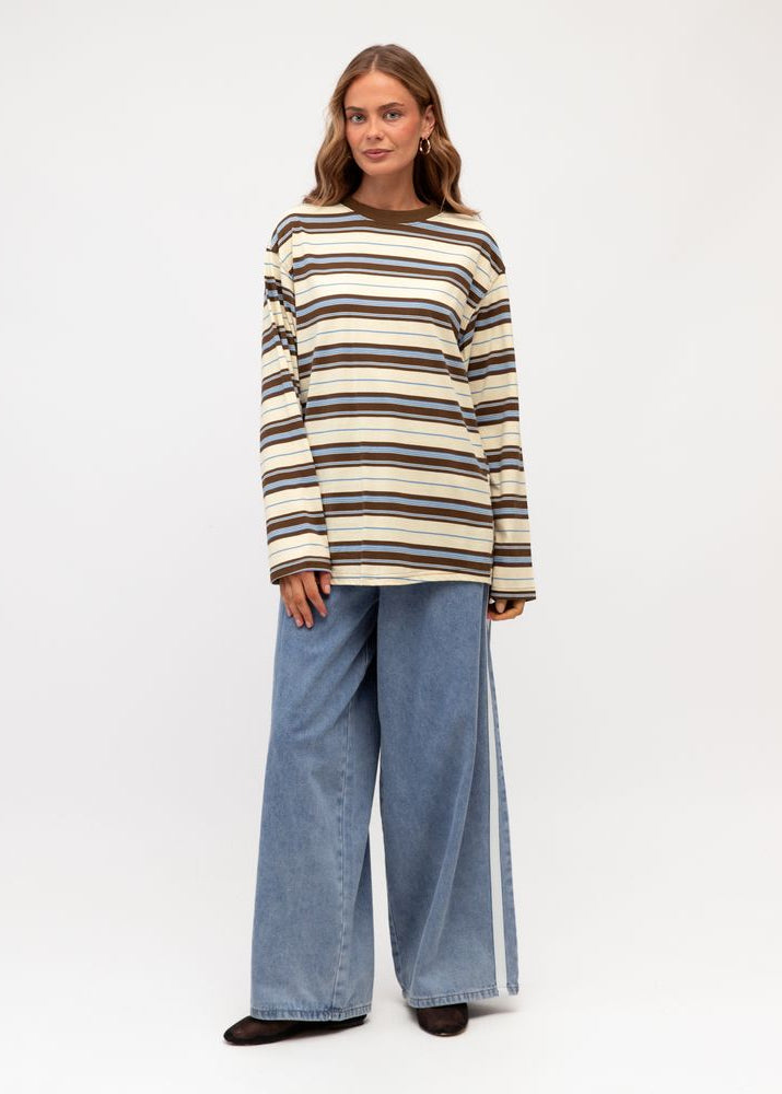 Fun Days Stripe L/S Tee
