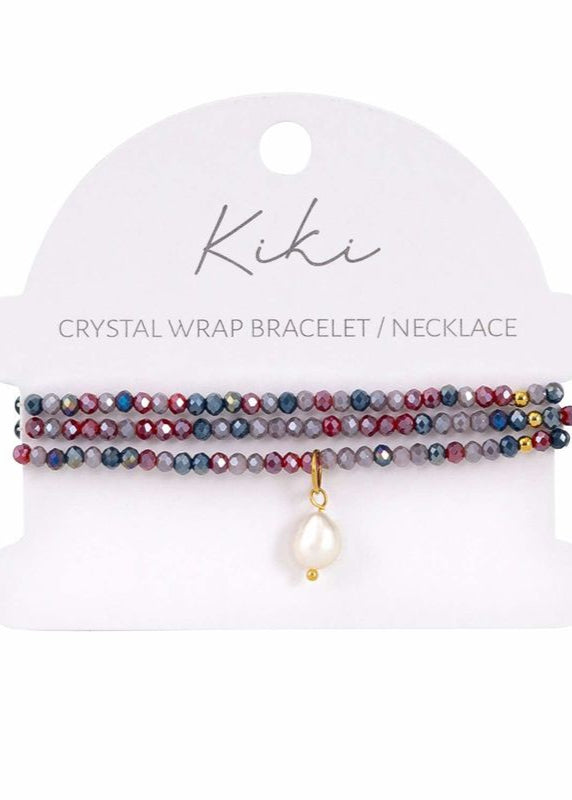 KiKi Purple Haze Crystal Wrap Jewellery