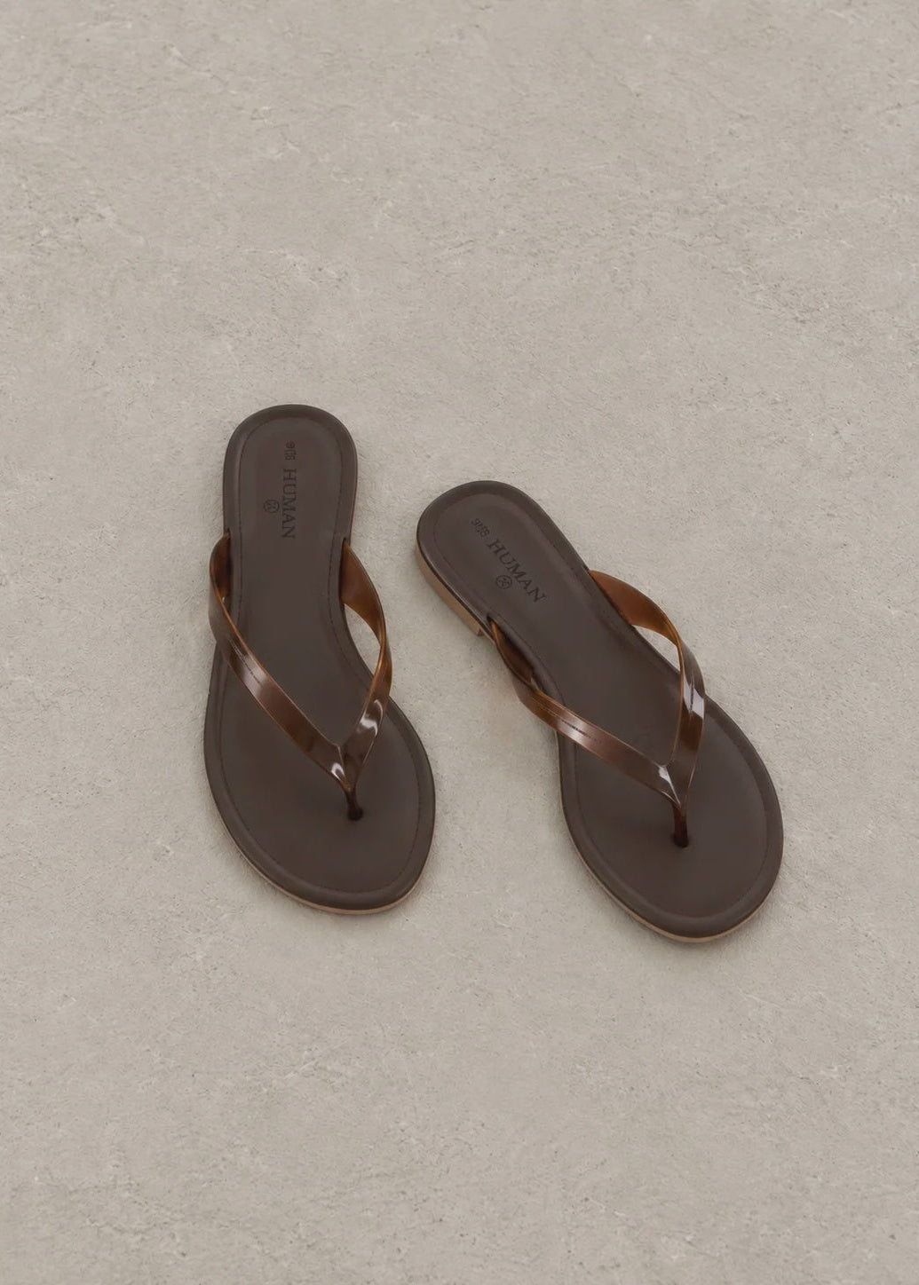 Human SUGAR Thongs Chocolate