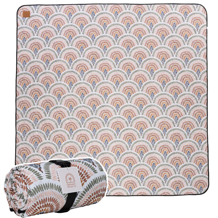 Saltwalter Picnic Co Peacock Picnic Rug