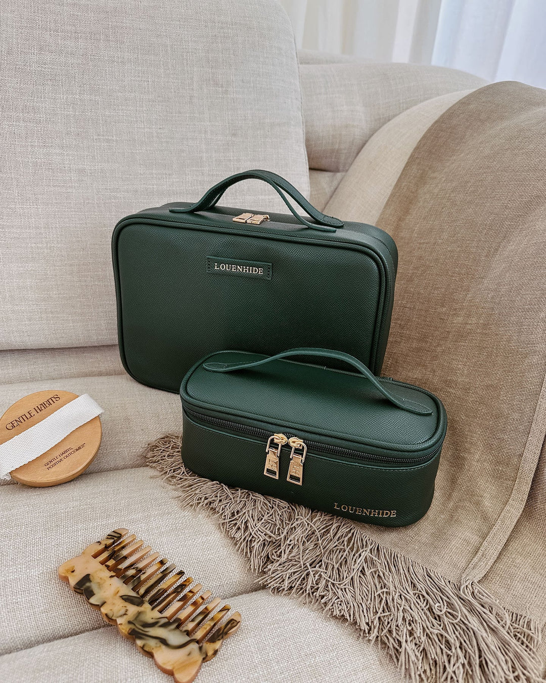 Georgie Fifi Cosmetic Set Forest Green