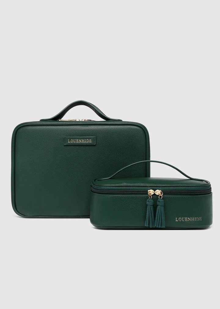 Georgie Fifi Cosmetic Set Forest Green