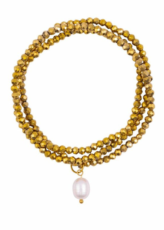 KiKi Golden Mirage Crystal Wrap Jewellery