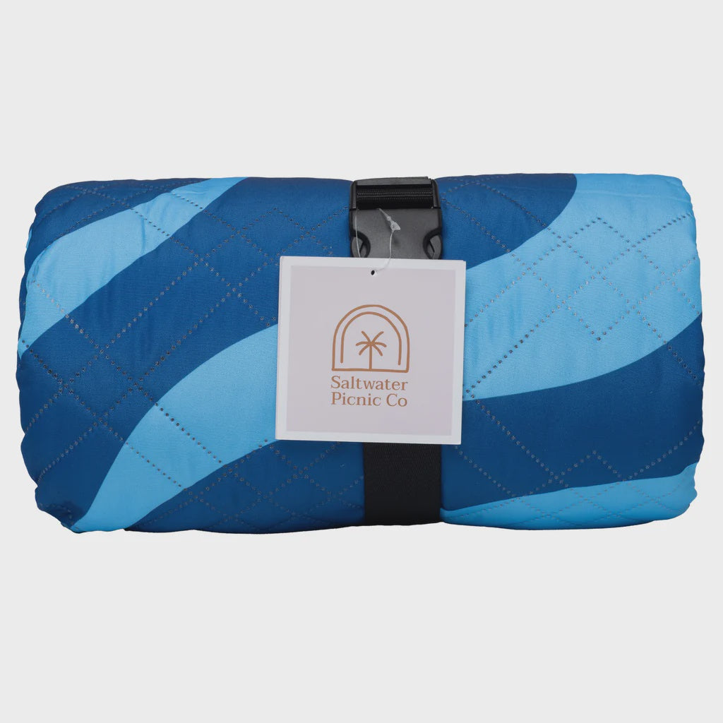 Saltwater Ocean Ripple Picnic Rug