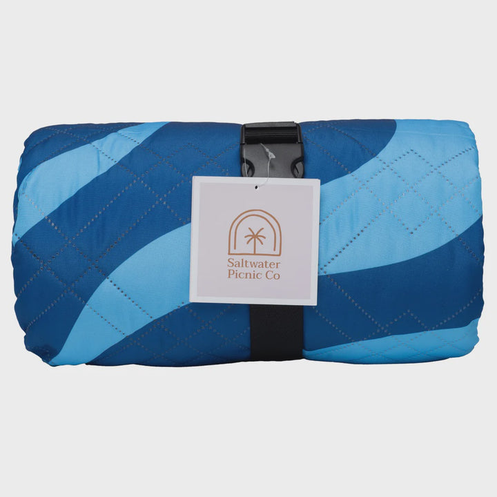 Saltwater Ocean Ripple Picnic Rug