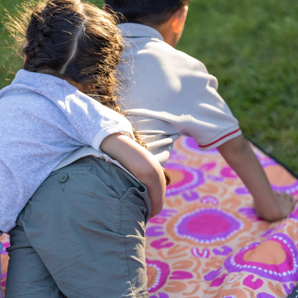 Saltwater Summer Rock Pools Picnic Rug