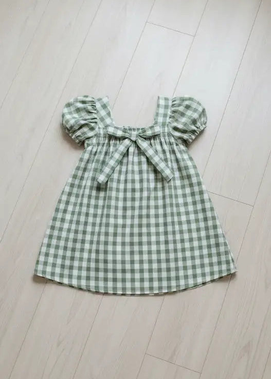 Green Gingham Dress